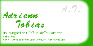 adrienn tobias business card